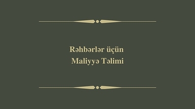 Rəhbərlər üçün Maliyyə Təlimi