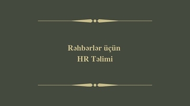 Rəhbərlər üçün HR Təlimi