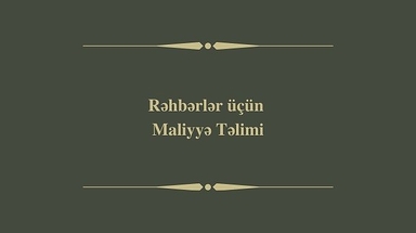 Rəhbərlər üçün Maliyyə Təlimi