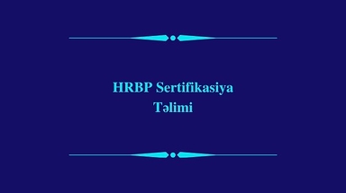 HRBP Sertifikasiya Təlimi